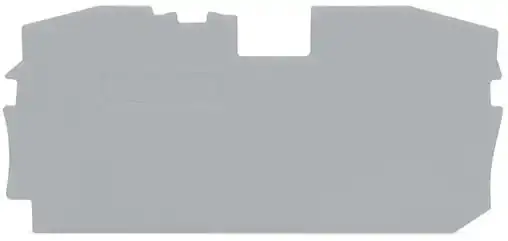 Wago - 2016-1291 - Sonlandırma ve ara plakası; 1 mm kalınlık; gri - 1