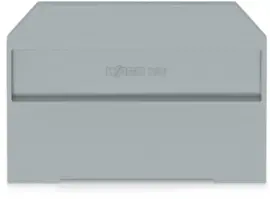 282-311 - Sonlandırma Ve Ara Plakası; 4 Mm Kalınlık Gri - 1