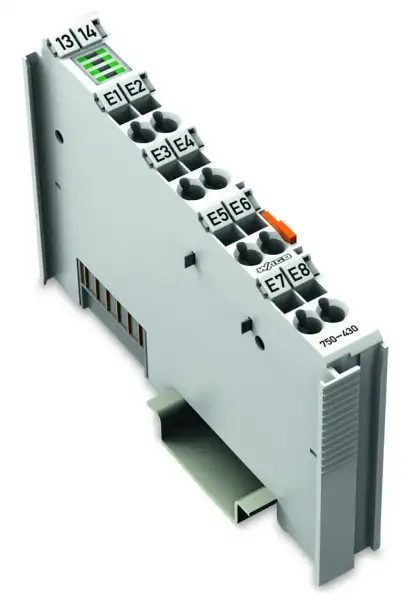 Wago - 750-430 - 8 kanallı dijital giriş; 24 VDC; 3 ms - 1