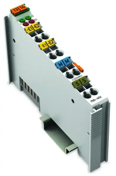 Wago - 750-452 - 2 kanallı analog giriş; 0 … 20 mA; Diferansiyel giriş - 1