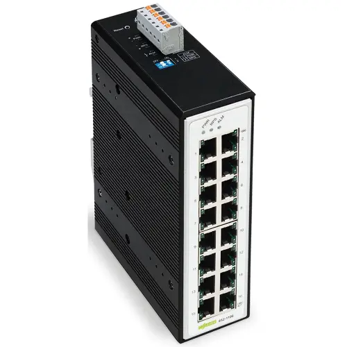 Wago - 852-1106 - Endüstriyel Switch; 16 Port 1000Base-T - 1