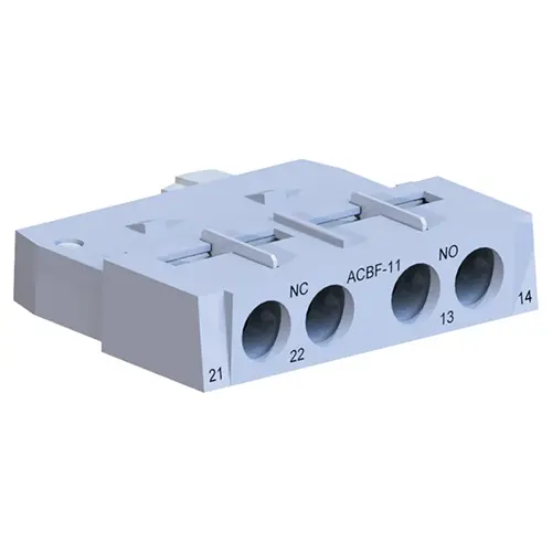 Weg - ACBF-11 - MPW18, MPW40, MPW80 için 1NA+1NK üsten montaj yardımcı kontak - 1