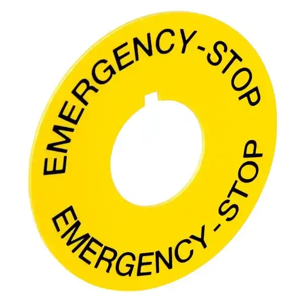 Weg - APE-02-ENG - Acil Stop Etiketi - 1