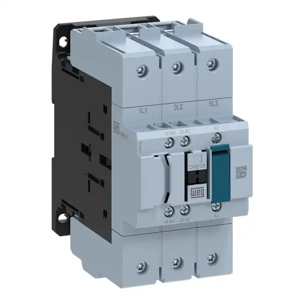Weg - CWB110-11-30D24 - 55kW, 110A, 1NA+1NK yardımcı kontaklı, 230V AC bobin, 3 kutup - 1