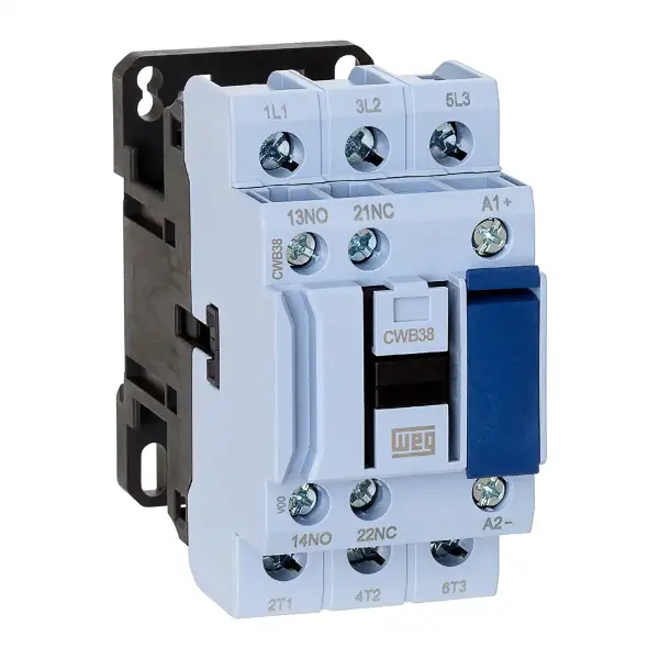 Weg - CWB38-11-30D02 - 18,5kW, 38A, 1NA+1NK yardımcı kontaklı, 24V AC bobin, 3 kutup - 1