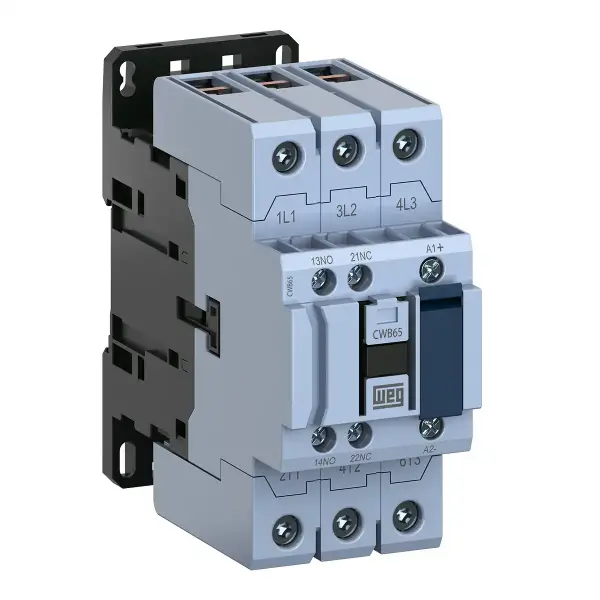 Weg - CWB65-11-30D02 - 30kW, 65A, 1NA+1NK yardımcı kontaklı, 24V AC bobin, 3 kutup - 1