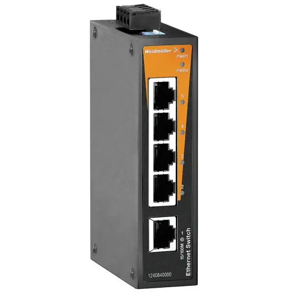 Weidmüller - 1240840000 - Ie-sw-bl05-5tx 1 - 1