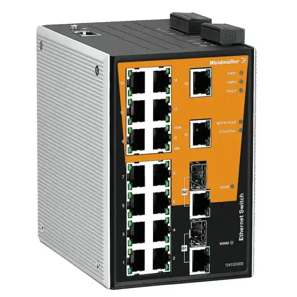 Weidmüller - 1241320000 - Ie-sw-pl18m-2gc-16tx 16 X Rj45 10/100baset(x)2 XCombo-ports - 1