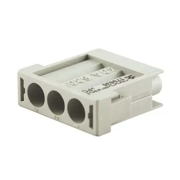 Weidmüller - 1758360000 - male module without contacts 3 position crimp - 1