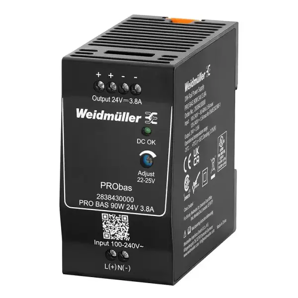 Weidmüller - PRO BAS 90W 24V 3.8A - 1